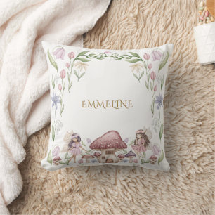 Enchanted Fairy Girl Cushion