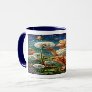 Enchanted Fairy Glowing Dandelion Coffee Mug