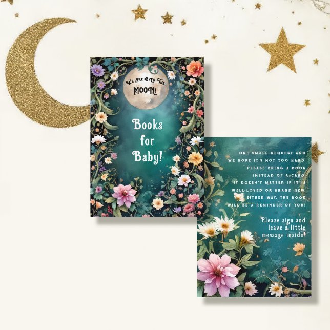 Enchanted Fairy Tea Party Floral Books for Baby Enclosure Card (Creator Uploaded)