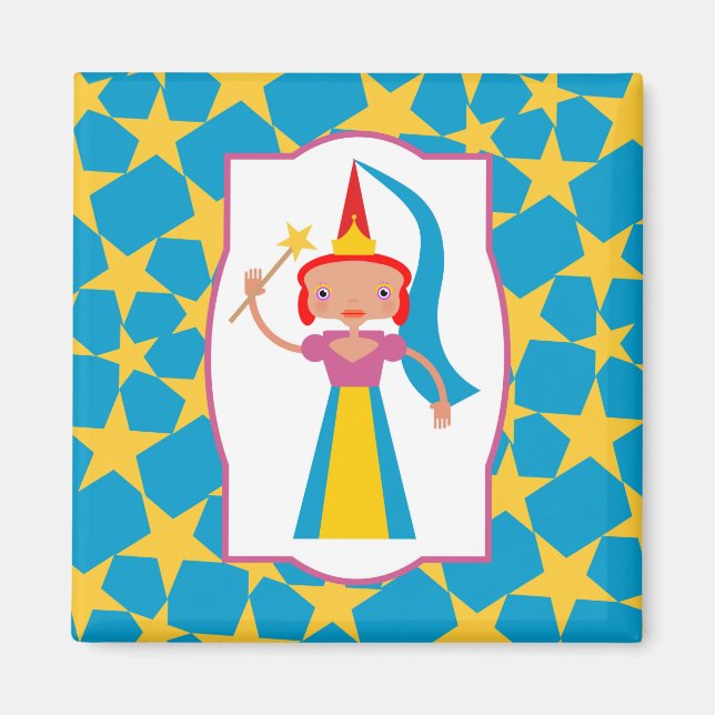 Enchanted Fairy with Magic Wand Magnet (Front)