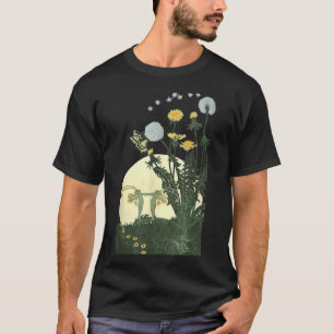 Enchanted Fairy Woodland Flower Garden Dance Moon T-Shirt