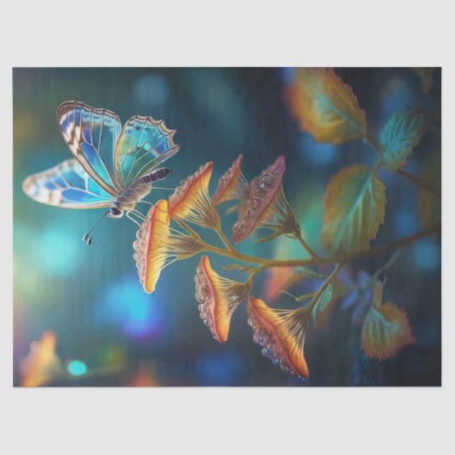 Enchanted Fairytale Butterfly dream Tissue Paper (Front)