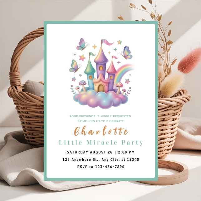 Enchanted Fairytale Princess Celebration Invitation (Creator Uploaded)
