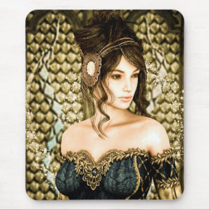 Enchanted Fairytale Princess Portrait Mouse Mat