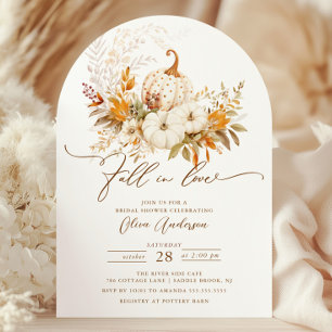 Enchanted Fall In Love Bridal Shower Invitation