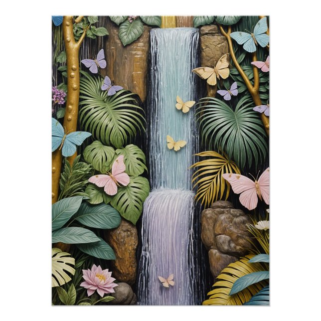 Enchanted Falls Oasis Poster (Front)