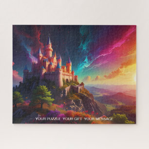 Enchanted Fantasy Castle on the Hill Jigsaw Puzzle