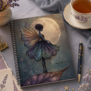 Enchanted Fantasy Fairy Moonlight Personalised Notebook
