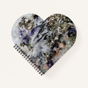 Enchanted Five Crystal Blend Rhodochrosite Quartz Notebook