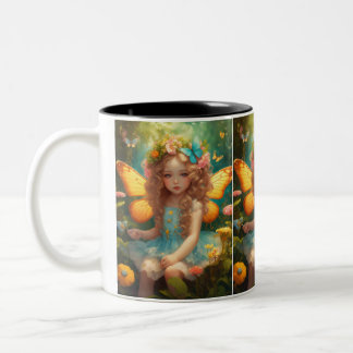 Enchanted Flight: Fairy on a Butterfly coffee mug