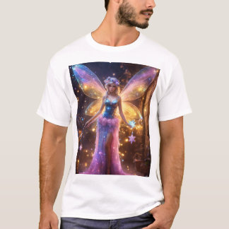 Enchanted Flight: Fairy on a Butterfly T-Shirt
