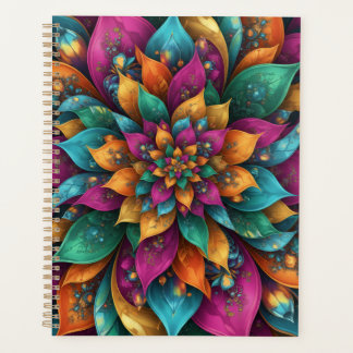 Enchanted Flora Gold Watercolor Botanical  Planner