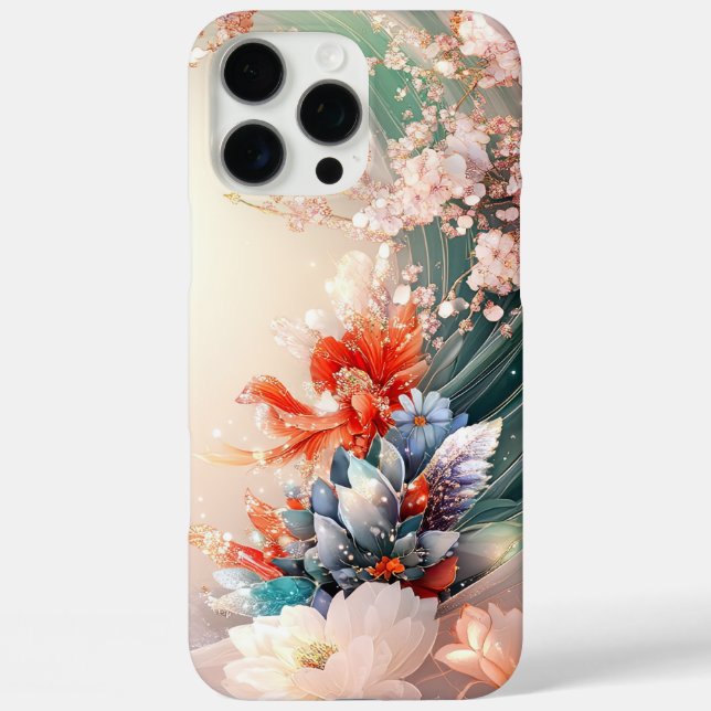 Enchanted Floral Cascade Case-Mate iPhone Case (Back)