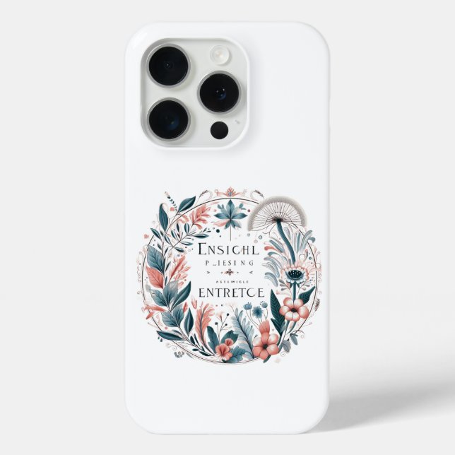  Enchanted Floral Elegance   Case-Mate iPhone Case (Back)