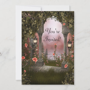 Enchanted Floral Garden Event Invite