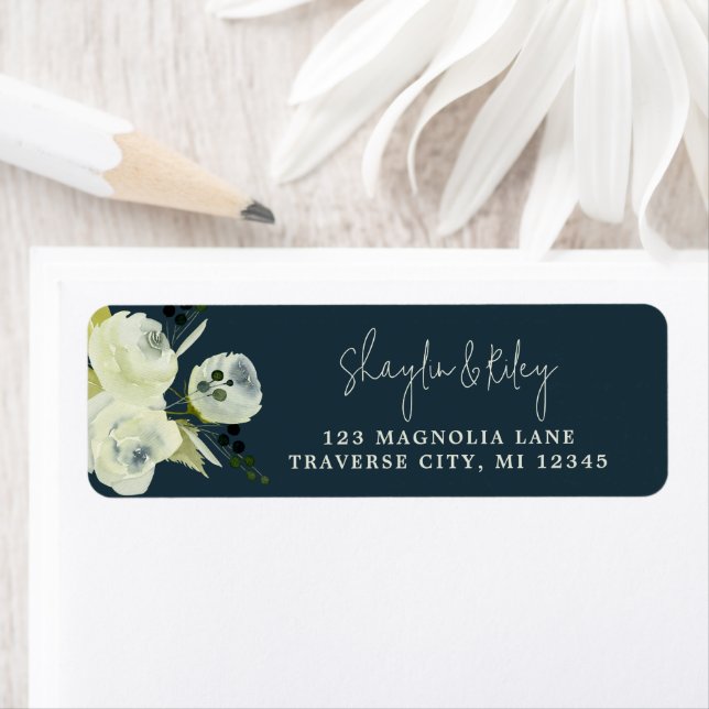 Enchanted Floral Midnight Blue Flowers Wedding (Insitu)