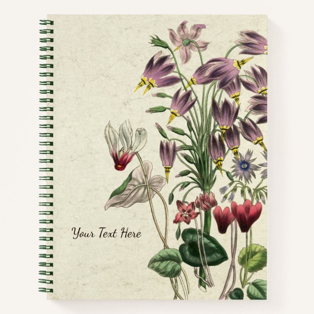 Enchanted Floral Symphony Notebook (Front)
