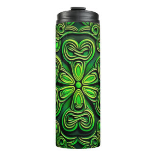 🍀 Enchanted Floral Symphony 🍀 Thermal Tumbler