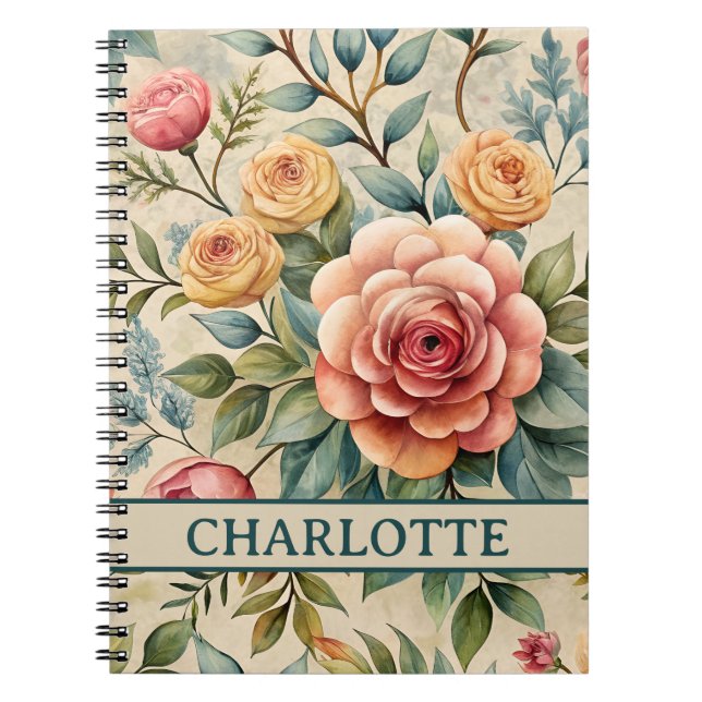Enchanted Florals Notebook (Front)