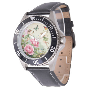 Enchanted Flroral Fairies Garden Watch