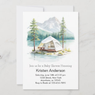 Enchanted Forest Adventure Awaits Baby Shower Invitation