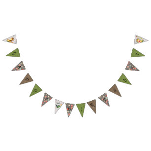 Enchanted Forest Animals Personalised Birthday Bunting