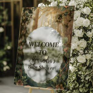 Enchanted Forest  Baby Shower Acrylic Sign