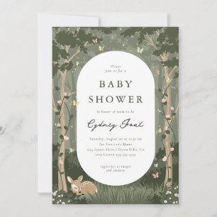 Enchanted Forest Baby Shower Invitation