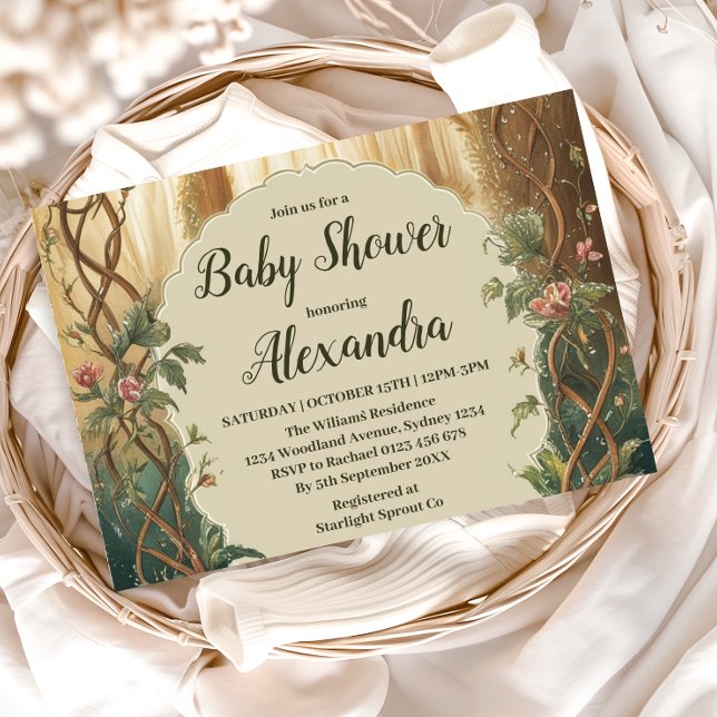 Enchanted Forest  Baby Shower Invitation (Creator Uploaded)