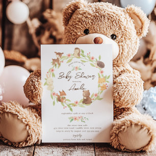 Enchanted Forest Baby Shower  Invitation