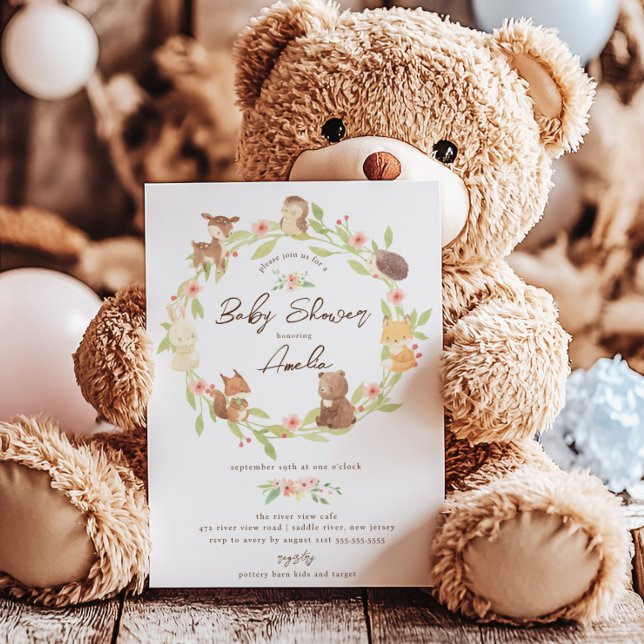 Enchanted Forest Baby Shower  Invitation (Creator Uploaded)