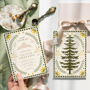 Enchanted Forest Baby Shower Invitation