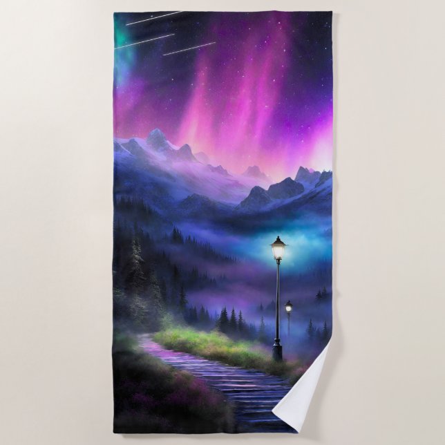 Enchanted Forest Beach Towel (Front)