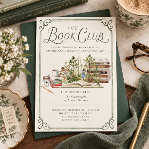 Enchanted Forest Book Club Invitation