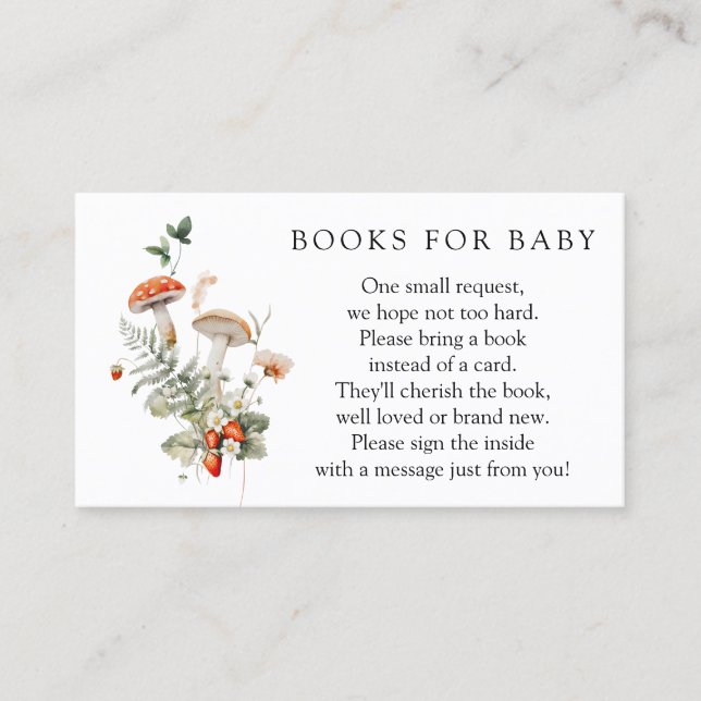 Enchanted Forest Books for Baby Enclosure Card (Front)