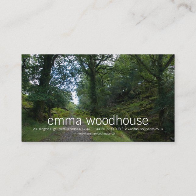 Enchanted Forest Business Card (Front)
