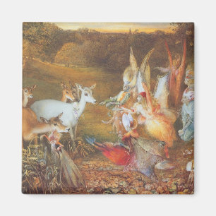 Enchanted Forest by artist John Anster Fitzgerald Magnet