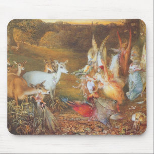 Enchanted Forest by artist John Anster Fitzgerald Mouse Mat