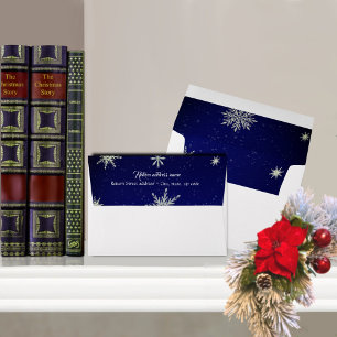 Enchanted Forest Cardinal Christmas Envelope