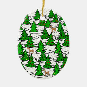 Enchanted Forest - Ceramic Tree Decoration
