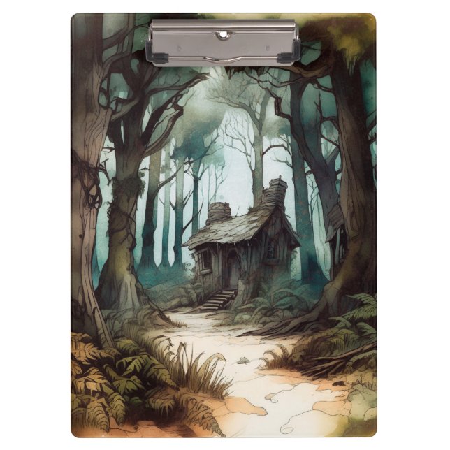 Enchanted Forest Cottage Clipboard (Front)