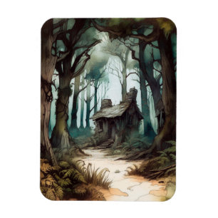 Enchanted Forest Cottage Magnet
