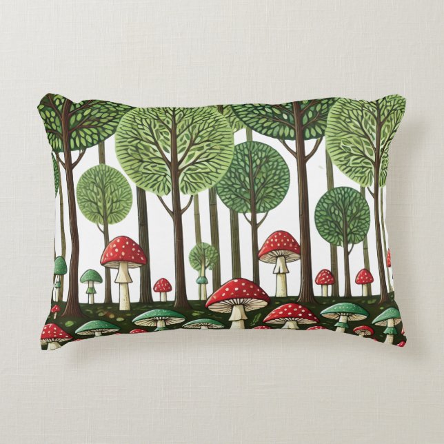 Enchanted Forest Decorative Cushion (Front)