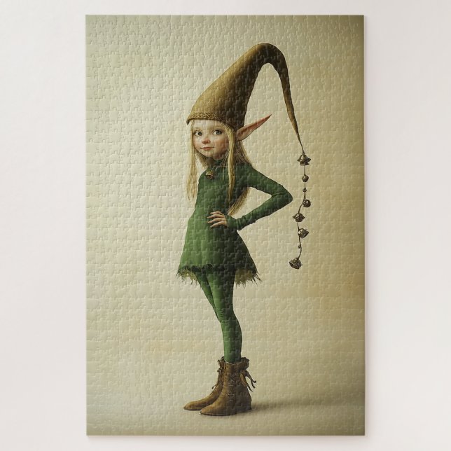 Enchanted Forest Elf Jigsaw Puzzle (Vertical)