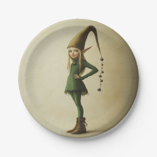 Enchanted Forest Elf Paper Plate