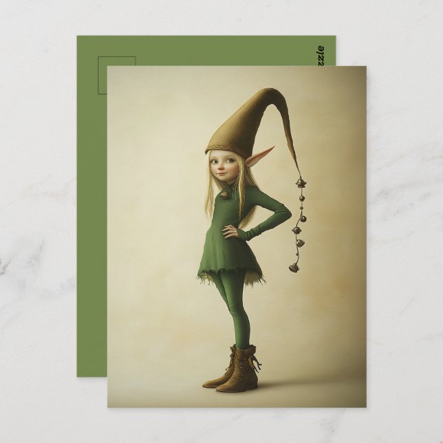 Enchanted Forest Elf Postcard (Front/Back)
