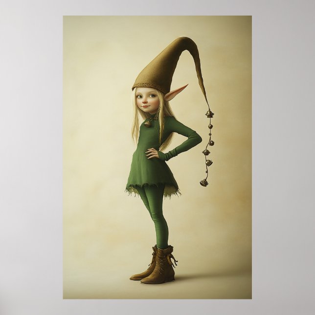 Enchanted Forest Elf Poster (Front)