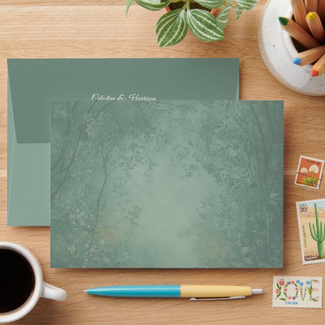 Enchanted Forest Envelope (Desk)