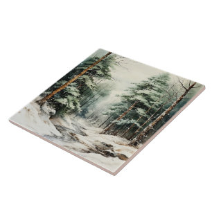 Enchanted Forest Escape Ceramic Tile