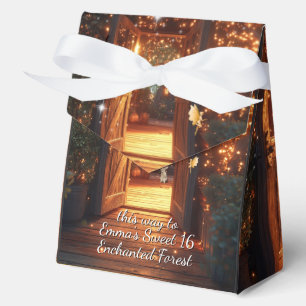 Enchanted Forest  Fairies Sparkling Lights Favour Box